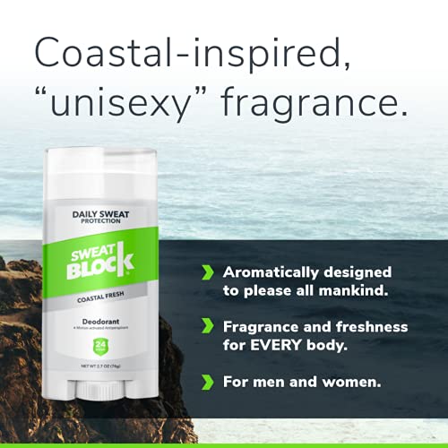 SweatBlock Aşırı Ter ve Koku paketi [Klinik Mukavemet Antiperspirant Ter Mendilleri ve Düzenli Antiperspirant Deodorantı] Koku