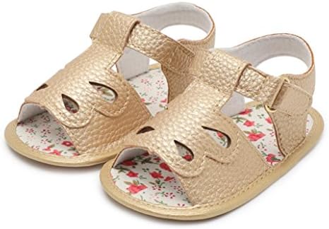 KONFA Yürüyor Bebek Bebek Boys Yaz Hollow Out Sandalet, 0-18 Ay için, çocuklar Yumuşak Çiçek Taban Terlik Beşik Ayakkabı