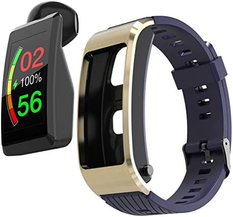 KUANDARM Su Geçirmez Spor Spor Smartwatch Bluetooth Kulaklık ile Kalp Hızı Monitörü, kan Basıncı Testi Akıllı Talkband Kalori