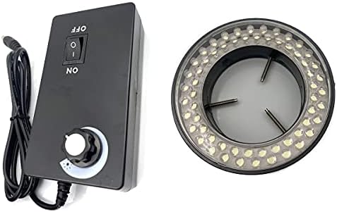 Kıro & Seeu 60-LED ayarlanabilir halka ışık aydınlatıcı lamba Stereo Zoom mikroskop için