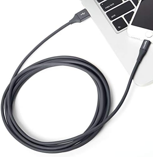 Basics Lightning Konnektörlü USB A Kablosu, Premium Koleksiyon, MFi Sertifikalı Apple iPhone Şarj Cihazı, 10 Ayak, 12 Paket,
