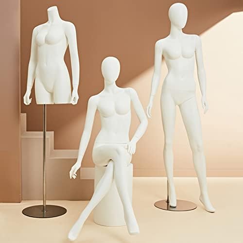LXLIGHTS Manken Manken Vücut Torso Kadın, perakende Vitrin Giyim Ekran Yarım Ölçekli Iç Çamaşırı Mankenleri Elbise Formu ile