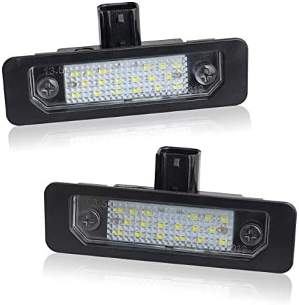 RUXIFEY LED plaka ışık Lambaları ile Uyumlu 2009 için 2019 Ford Flex, 2008 için 2011 Odak, 2006 için 2012 Fusion, 6000 K Beyaz-Paketi