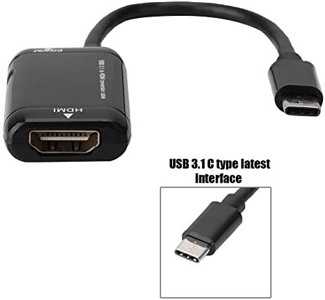 fosa Taşınabilir USB3. 1 HDMI Dönüştürücü Adaptör Mini Hafif 10 Gbps USB-C HDMI adaptörü USB3.1 Kablosu ile Dijital Çip için