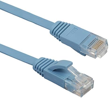 Ağ LAN, Sıkma Araçları, Konnektörler 3 m CAT6 Ultra-ince Düz Ethernet Ağ LAN Kablosu, Yama Kurşun RJ45 (Siyah), Pc'ler için,