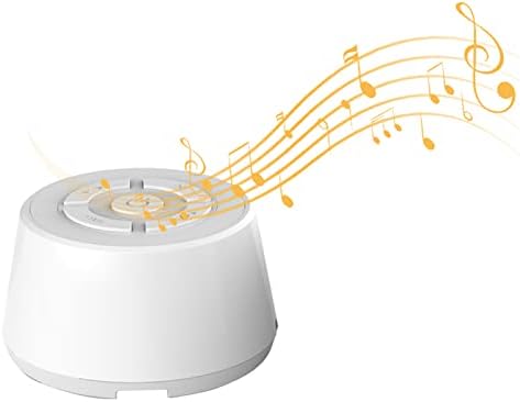 Beyaz Gürültü Makinesi, Bebek Yetişkinler için Beyaz Gürültü Makinesi Çocuk Ses Makinesi 9 Rahatlatıcı Doğal Ses,3 Zamanlayıcı,Gece