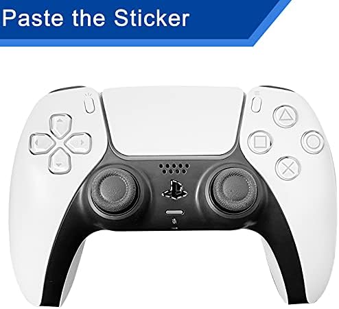 Playstation 5 Konsolu için PS5 Logo Altlığı Çıkartması ve DualSense Denetleyicisi için PS Logo Vinil Çıkartma Çıkartması (Mor