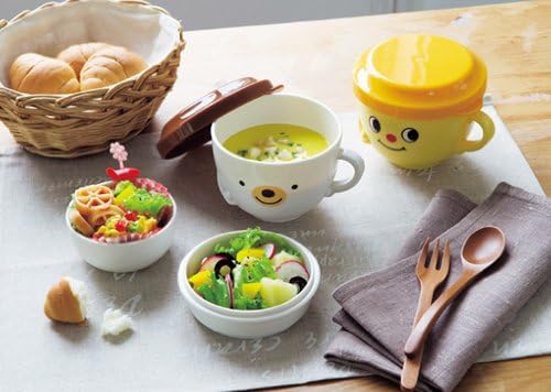 Öğle yemeği kutusu Beyaz Ayı ILF-3732 ile çorba bardağı (japonya ithalatı)