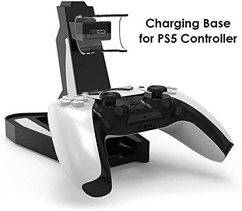 Tuuu PS5 Denetleyici Şarj Cihazı ile Uyumlu - USB Şarj İstasyonu Yuvası / DualSense Şarj Cihazı