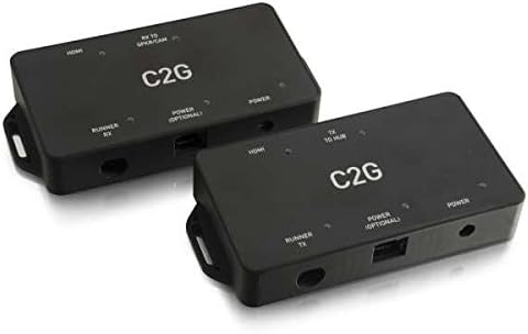 C2G USB Genişletici, Dongle, Cat5 üzerinden USB 1.1, SuperBooster Genişletici, Siyah, Gidecek Kablolar 29341