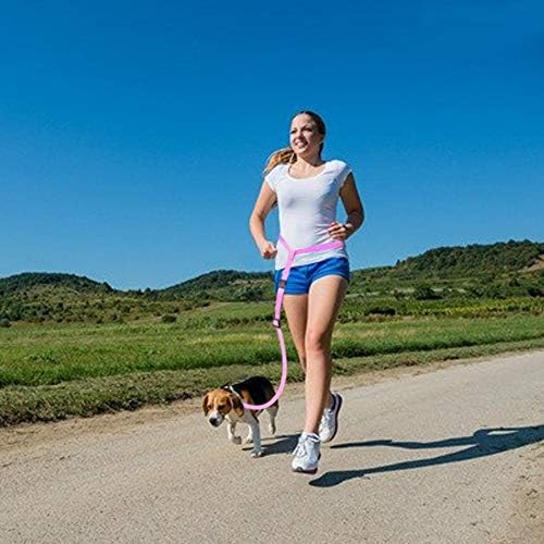 Ylıpıng Köpek Tasma Geri Çekilebilir Eller Naylon Pet Açar Koşu Koşu Yürüyüş için Ayarlanabilir Küçük Büyük Köpekler için