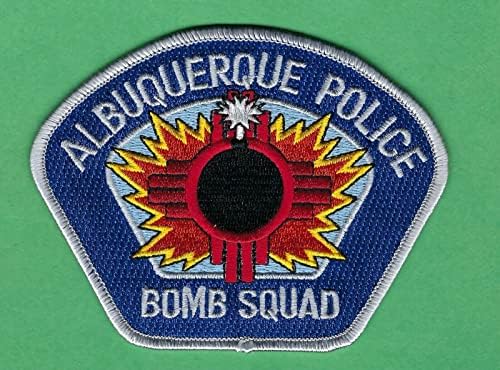 İşlemeli Yama-Kadınlar için Yamalar Adam-Albuquerque New Mexico Polis Bomba Ekibi Omuz Yaması