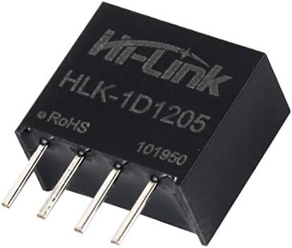 Hİ-Link HLK-1D1205 12 V için 5 V 1 W 200mA DC-DC Izolasyon Anahtarlama Güç Kaynağı Modülü Akıllı Ev Anahtarı Dönüştürücü (10