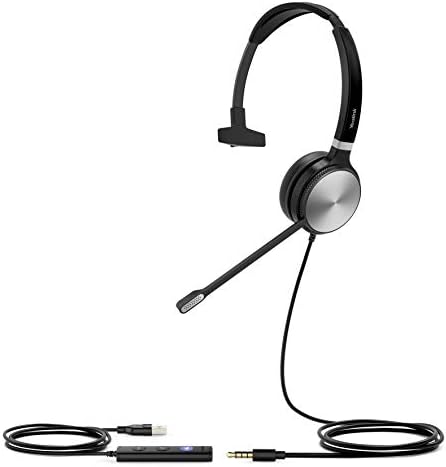 Yealink UH36 Serisi Kulaklık, Kablolu Tek Kulak | Takımlar Sertifikalı (UH36 Mono)