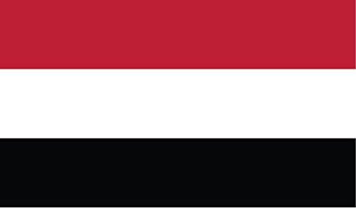 JMM Industries Yemen Bayrağı Vinil Çıkartması Sticker الجمهورية اليمنية Araba Pencere Tampon 2-Pack 5-İnches 3-İnches tarafından