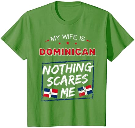 Eşim Dominik Cumhuriyeti Miras Kökleri Bayrağı Gurur T-Shirt