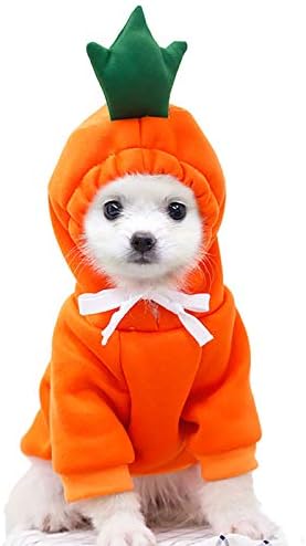 haoricu Köpek Hoodie Sweatshirt Noel Partisi Cosplay Pet Giysi Küçük Orta Köpekler için Cuten Karikatür Tasarımı ile