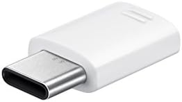 Samsung Mikro USB'den USB-C Adaptörüne-Beyaz-EE-GN930BWEGUS