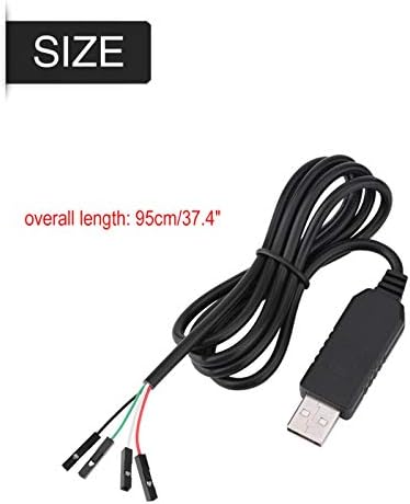 Ladieshow PL2303HX RS232 Yükseltilmiş Dönüştürücü USB COM / TTL Seri Adaptör STC İndir Kablosu