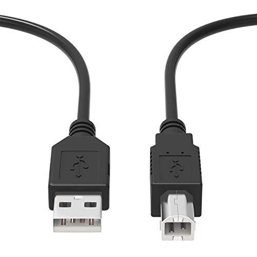 SupplySource 6ft USB kablosu PC Laptop Kordon Değiştirme için Numark NS6 NS7 III Motorlu Dört Güverte Serato DJ Denetleyici Mikser
