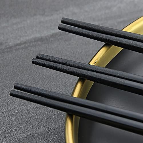 Chopsticks Yeniden Kullanılabilir, Chopsticks, 10 Çift Yeniden Kullanılabilir Chopsticks Kaymaz Dokulu Uç Chopsticks Bulaşık
