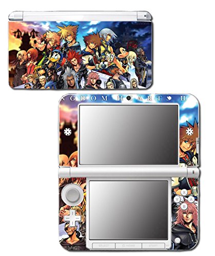 Kingdom Hearts Mickey 3D Rüya Damla Mesafe Video Oyunu Vinil Çıkartması Cilt Sticker Kapak için Orijinal Nintendo 3DS XL Sistemi