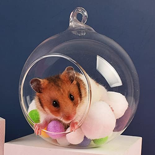 POPETPOP Temizle Hamster Hideout Küçük Hayvan Hideout Kum Banyosu Kutusu Pet Yaz Soğutma Yatak evcil hayvan kafesi Aksesuar Malzemeleri