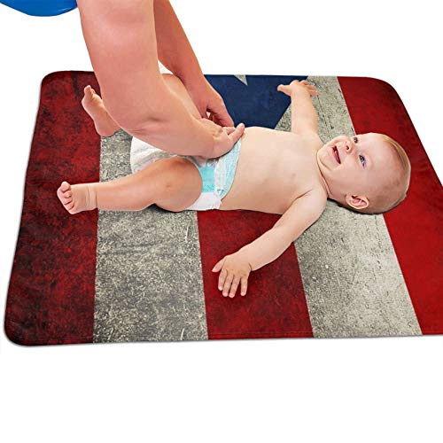 Bebek Taşınabilir Değişen Ped Büyük Boy (25.5”X 31.5”) Bebek Yenidoğan için Su Geçirmez Bebek Bezi değiştirme minderi-Çok Fonksiyonlu