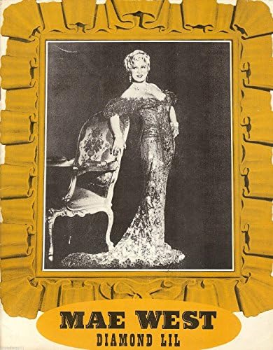 Mae West ELMAS LİL Sylvia Syms / Ray Bourbon 1949 Broadway Hatıra Programı