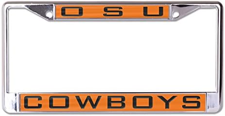 WinCraft NCAA Oklahoma State Cowboys Kakma Metal Plaka Çerçevesi, 2 Etiketli Köşeler