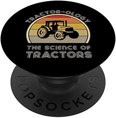 Komik Traktör Severler Çiftçi Traktör Şeyler Traktör PopSockets Değiştirilebilir PopGrip Bilimi