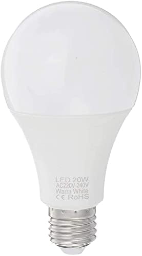 BDRSRX LED Mısır Ampuller, AC220-240V E27 20 W Sıcak Beyaz Saf Beyaz LED Küre Lig Ampul Kapalı Ev Dekorasyon için Dayanıklı liging