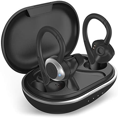 COMISO Kablosuz Kulaklıklar, Mikrofonlu Gerçek Kablosuz Kulak İçi Bluetooth 5.0, Derin Bas, IPX7 Suya Dayanıklı Yüksek Sesli