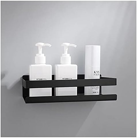 TYZK Duş Rafları Banyo Raf, 20 cm/30 cm/40 cm/50 cm Köşe Raf, kare Tırnak Ücretsiz Siyah Depolama Organizatör Raf Banyo Aksesuarları