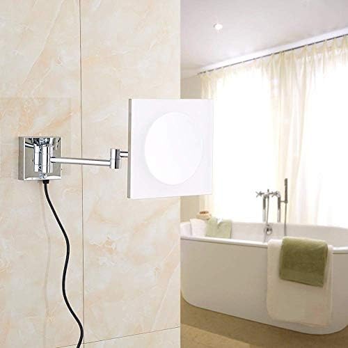 Nhlzj Temiz ve Parlak Duvar Montaj Vanity Makyaj Aynaları Büyüteç Akrilik Çerçeve Otel Banyo Tıraş Kozmetik Duvar Aynaları ile