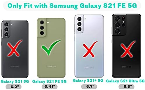 Glisten Samsung Galaxy S21 FE Kılıf, Galaxy S21 FE 5G Kılıf-Inek Derisi Baskı Tasarımı Baskılı İnce ve Şık Sevimli Plastik Sert