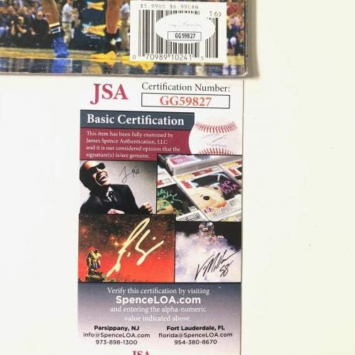 Stephen Curry imzalı SI Dergisi JSA COA Golden State Warriors İmzalı-İmzalı NBA Dergileri