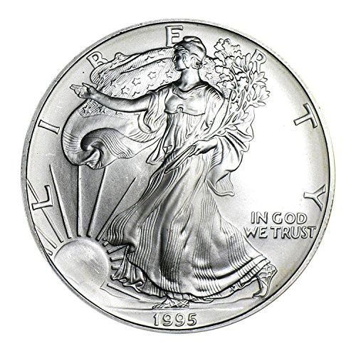 1995 ABD Nane Hediye Kutusunda Gümüş Kartal $ 1 Parlak Uncirculated