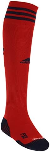 Adidas MLS Klasik Yastıklı Futbol Çorapları, Chivas ABD-Kırmızı / Lacivert, Büyük