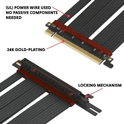 LINKUP-Extreme4 + PCIe 4.0 X16 Yükseltici Kablo [RTX3090 x570 Z590 RX6900XT Test Edildi] Twinax Korumalı Yüksek Hızlı Dikey Montajlı