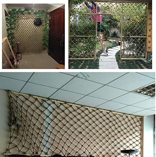 GYMEIJYG Dekor Net, Duvar Asma Dekor Net Açık Salıncak Bitki Destek Netleştirme Merdiven Balkon Korkuluk Oyun Alanı Çocuk Güvenlik
