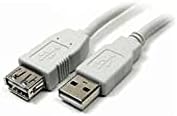 Bağlantı Deposu USB-10-MF USB2. 0 Kablosu-4 PİNLİ USB Tip A-Erkek-4 PİNLİ USB Tip A-Dişi-10 FEET-B