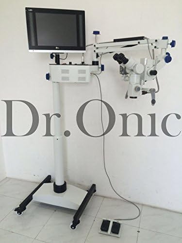 Dr. Onic Dental Microscope 5 Step, Zemin Tipi 90°, LED Ekran, HD Kamera,Işın Ayırıcı, LED Aydınlatma