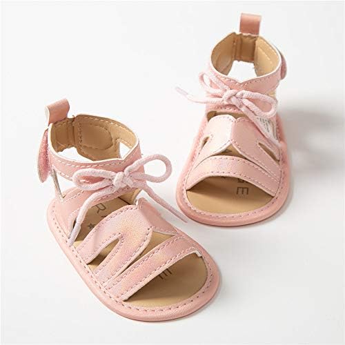 Csfry Bebek Bebek Kız Sandalet ile Prenses Elbise İlk Yürüteç Ayakkabı