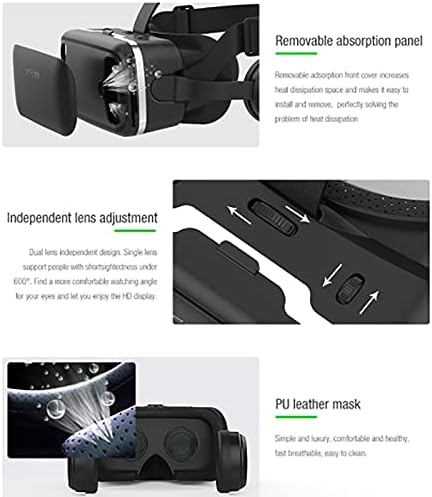 VR Kulaklık Sanal Gerçeklik, 3D VR Gözlük Filmler için Yeni 3D Gözlük Sanal Gerçeklik Gözlükleri 360 Derece Panorama Tiyatro