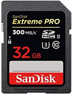 SanDisk 32 GB SDHC SD Extreme Pro UHS-II Hafıza Kartı Nikon D850 ile Çalışır, Nikon D500 DSLR Kamera 4 K V30 (SDSDXPK-032G-ANCIN)