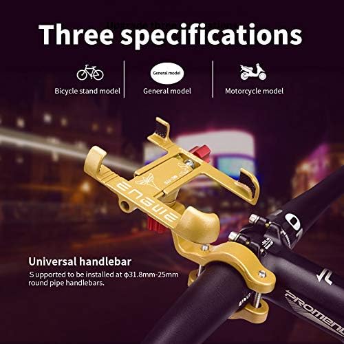 ENGWE Evrensel Bisiklet Telefon Dağı motosiklet gidonu Cep Telefonu Bisiklet Tutucu Ayarlanabilir, Uyar iPhone Xs|Xs Max, XR,