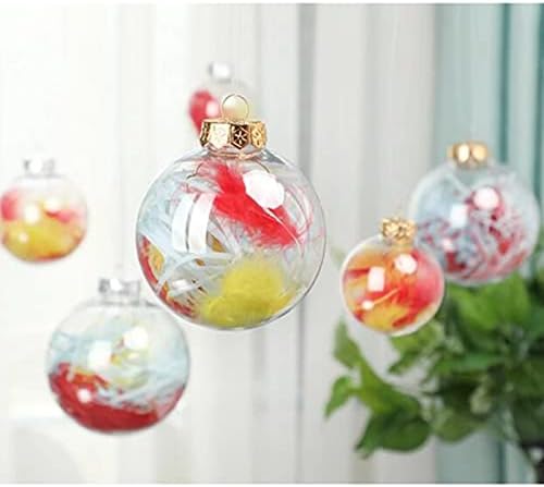 20 Pcs Noel Dekorasyon Topları Asılı Top Dekor için Ev Noel Ağacı Noel Topları Süsler Noel Ağacı Süslemeleri (Renk: 10 CM)