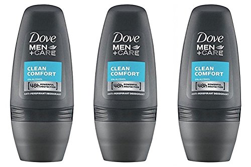 Dove Men + Care Ekstra Taze Antiperspirant ve Deodorant Roll-on, 50 Ml / 1.7 Ons (3'lü Paket)