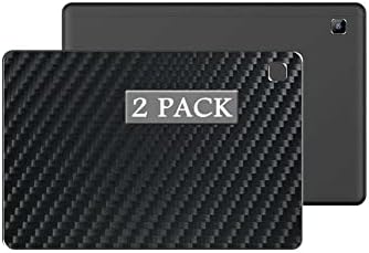 Vaxson 2-Pack Arka Koruyucu Film, KI-Z101E ile uyumlu 10.1 Tablet Siyah Sticker Cilt [Değil Temperli Cam Ekran Koruyucular ]